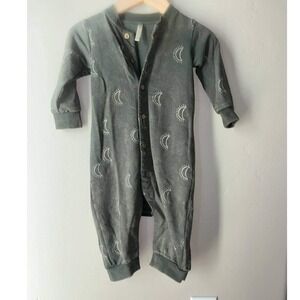 Rylee + Cru Moon Sun Print Coverall 6-12M Scandi Baby Euro Summer Y2k Cozy